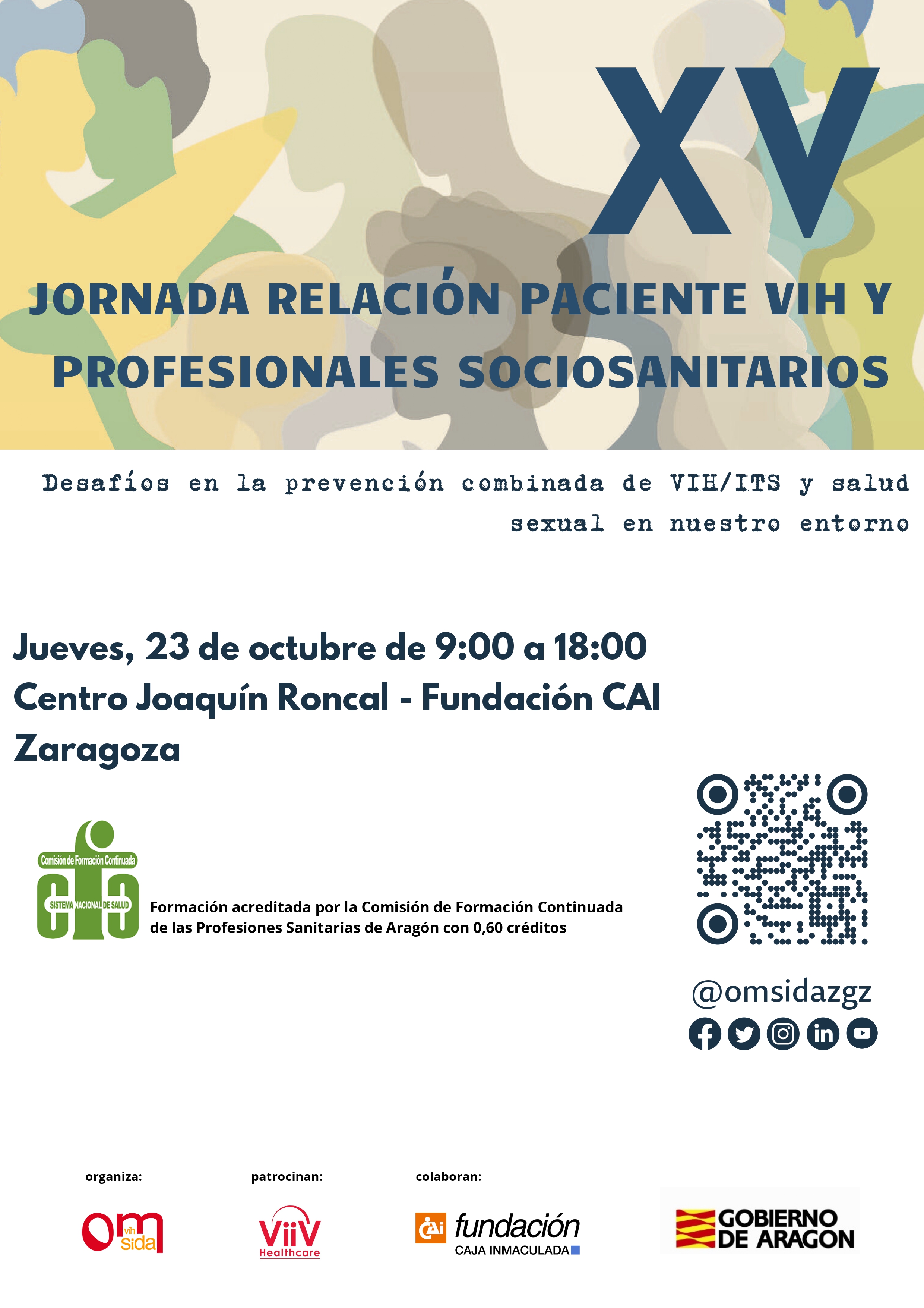 XV Jornada relación paciente VIH y profesionales sociosanitarios
