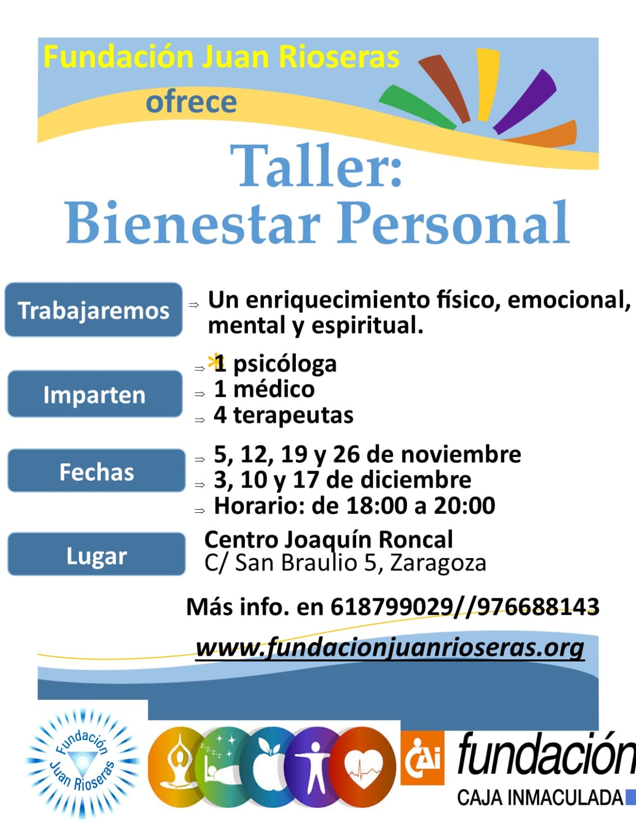 Taller de Bienestar Personal.