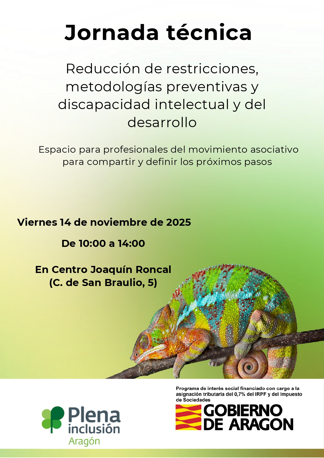 Jornada sobre reducción de restricciones y discapacidad intelectual y del desarrollo