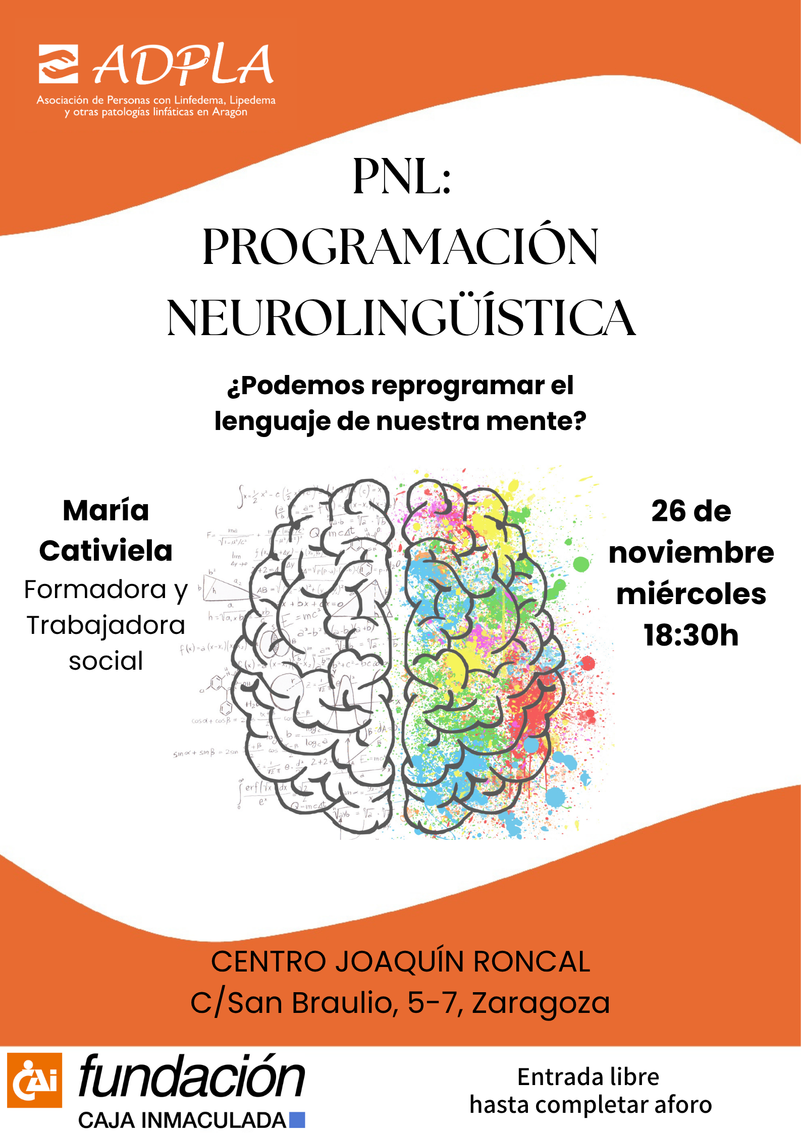Charla saludable: PNL ¿Podemos reprogramar el lenguaje de nuestra mente?
