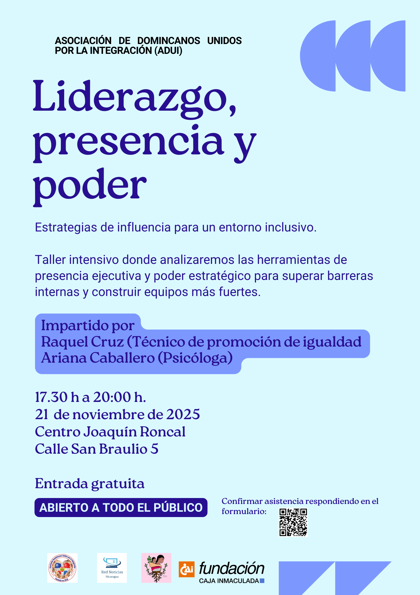 Liderazgo y Talleres Prácticos