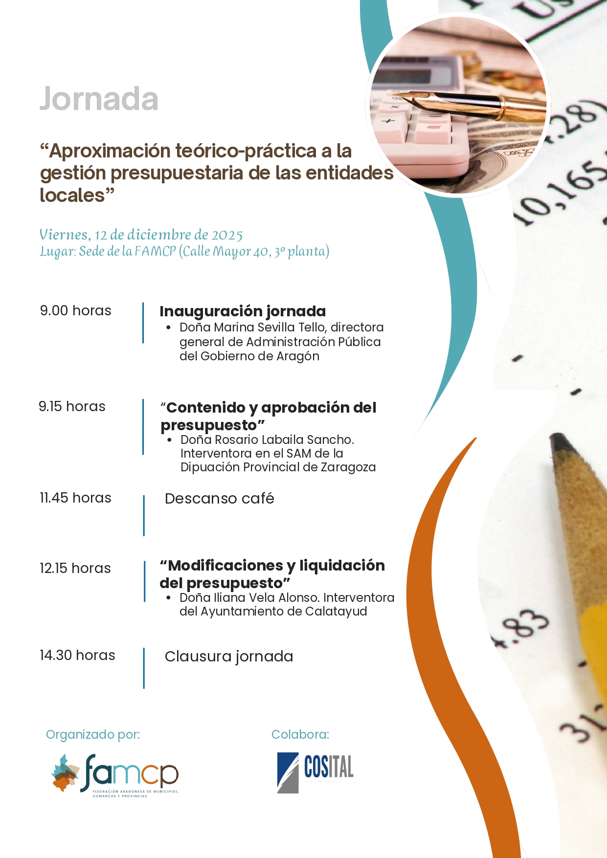 Jornada "Aproximación teórico-práctica a la gestión presupuestaria de las entidades locales