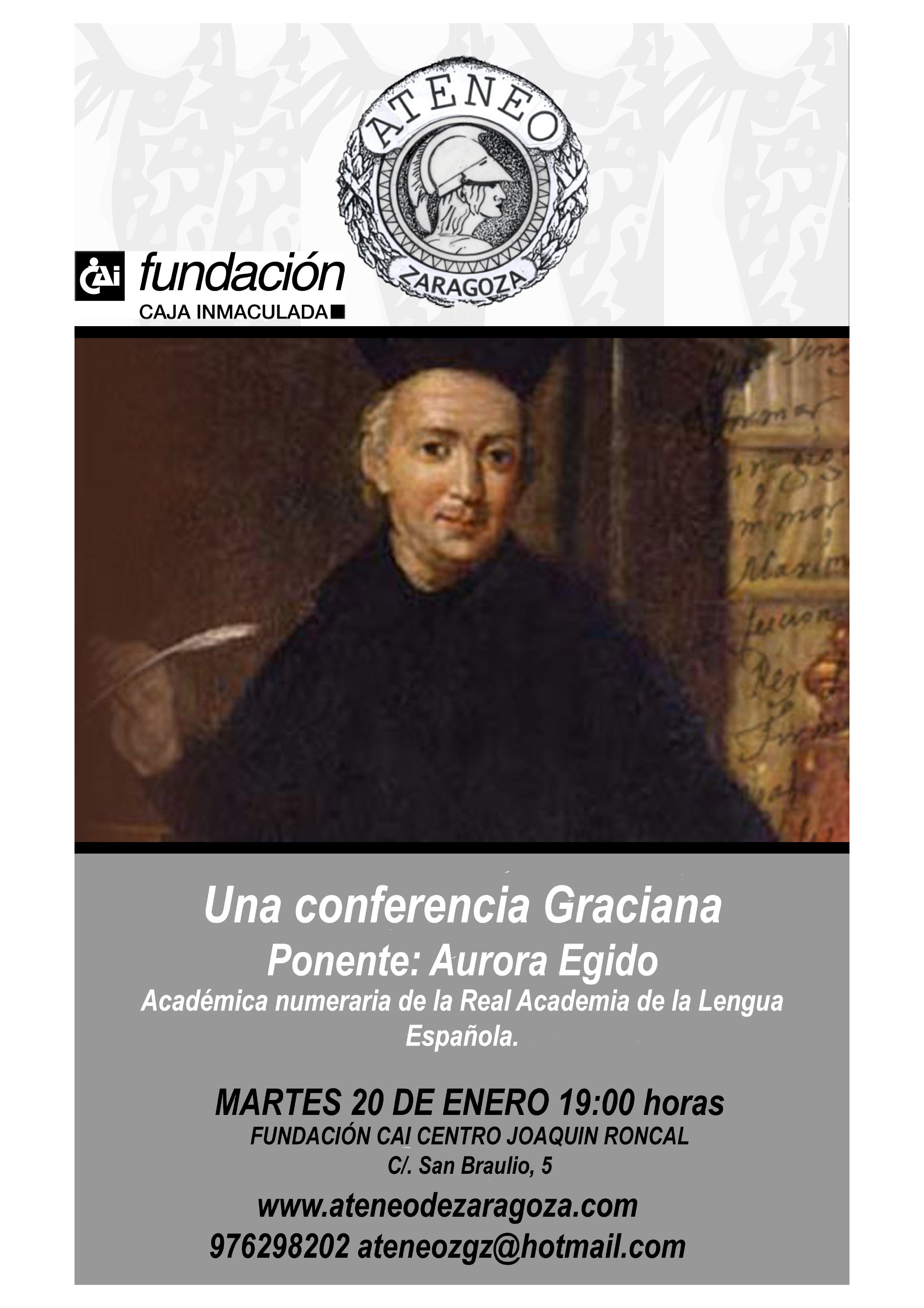 Conferencia sobre Baltasar Gracian
