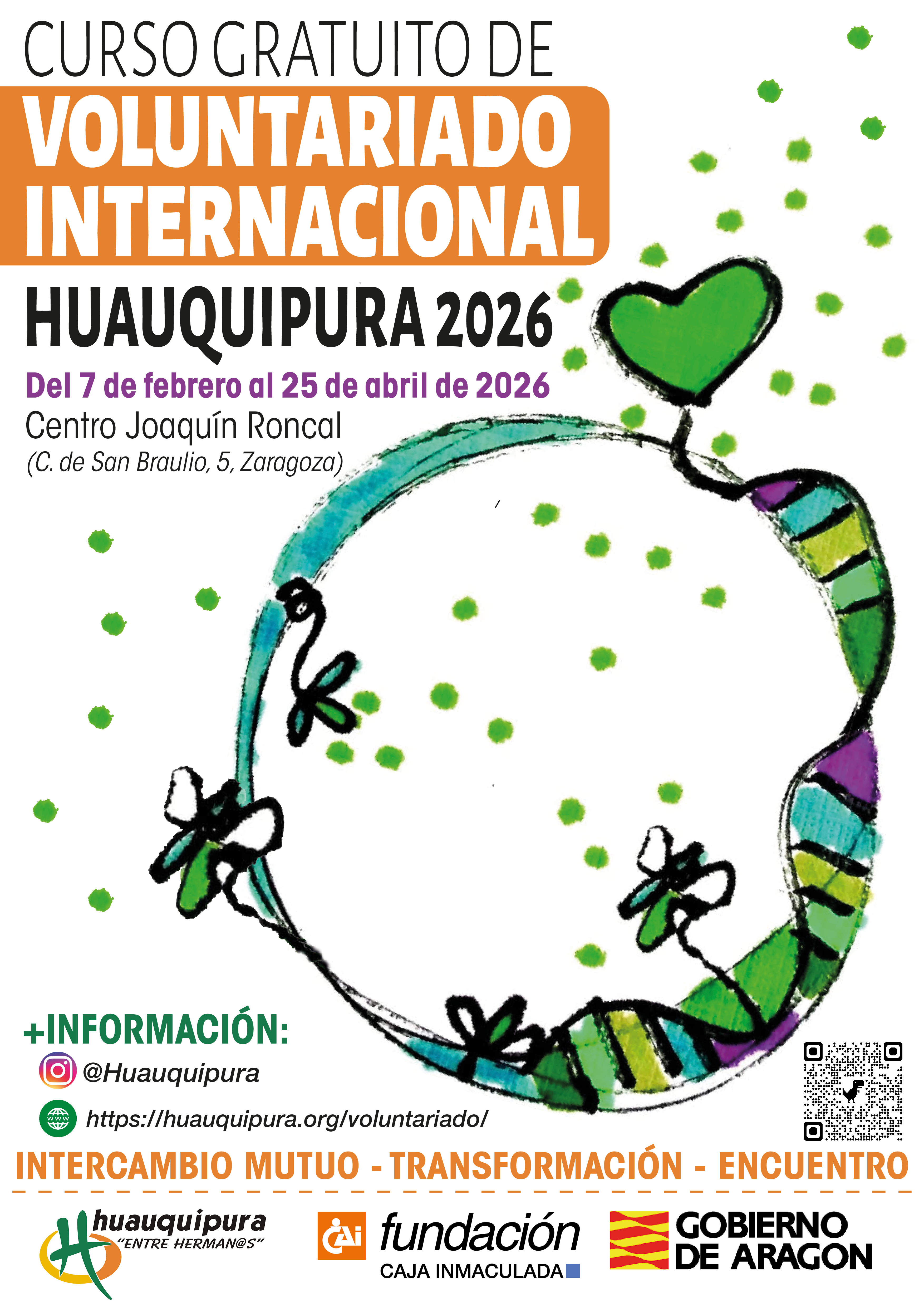 Curso de Voluntariado Internacional 2026 de Huauquipura