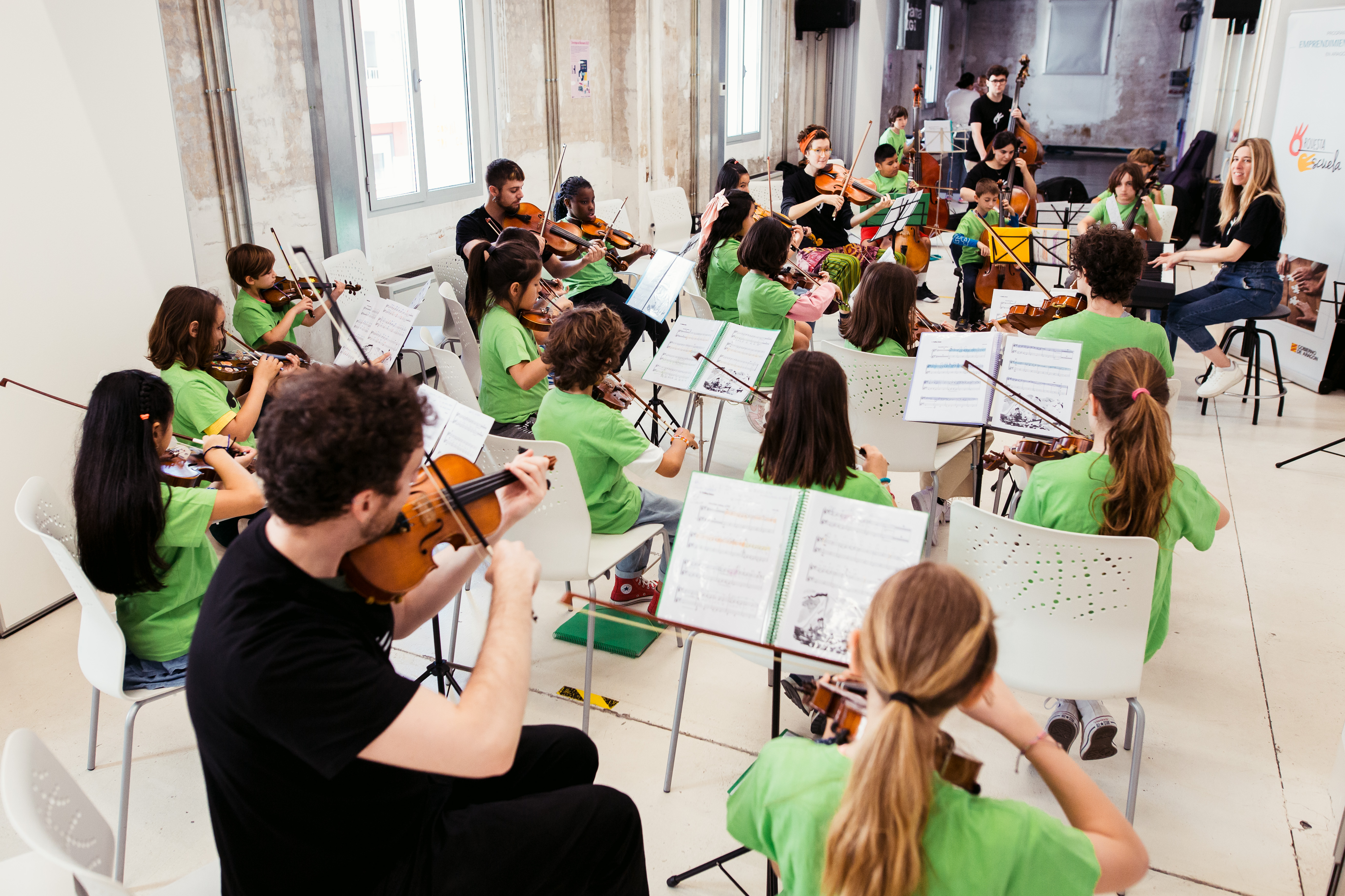 Exposición "Orquesta Escuela,10 años tocando y luchando"