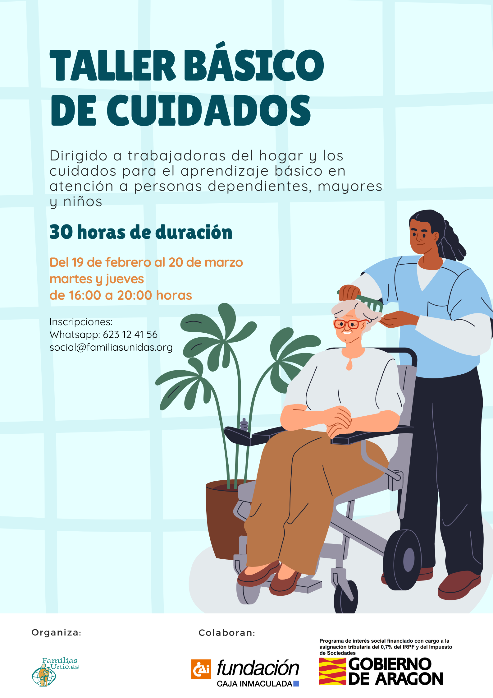 Taller básico de cuidado de personas y limpieza