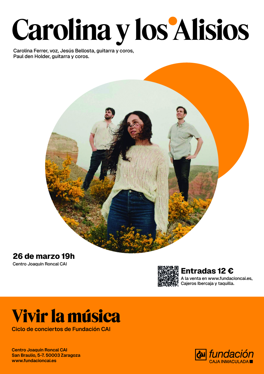 Vivir la Música 2026. CAROLINA Y LOS ALISIOS